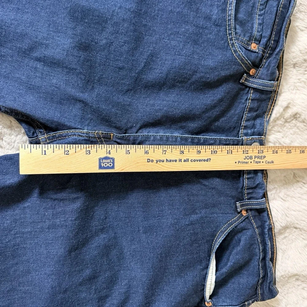Levi's 505 Men's Jeans Dark Wash Regular Fit‎ Zip Fly 40x30